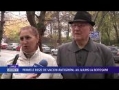 PRIMELE DOZE DE VACCIN ANTIGRIPAL AU AJUNS LA BOTOŞANI