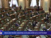 Noua lege privind carantina și izolarea intră azi la vot în Senat