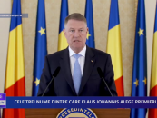 Cele trei nume dintre care Klaus Iohannis alege premierul