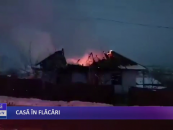 Casă in flăcări la Flamânzi