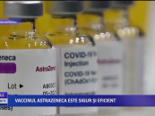 Vaccinul AstraZeneca este sigur și eficient