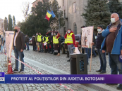 Prostest al politistilor din judetul Botosani