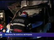 Incendiu in judetul Botosani