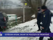 Cetațean afgan salvat de polițiștii de frontieră