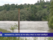 Momentul critic de pe râul Prut a fost depășit