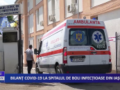 Bilanț CoViD-19 la Spitalul de boli infecțioase Iași