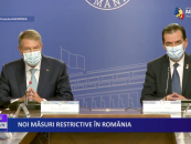 Noi măsuri restrictive în România