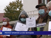 Protest spontan la DSV Botoșani