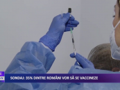 Sondaj: 35% dintre români vor să se vaccineze