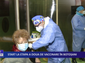 Start la etapa a doua de vaccinare în Botoșani
