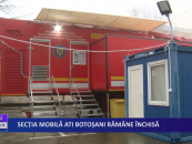 Secția mobilă ATI Botoșani rămâne închisă