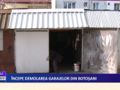 Începe demolarea garajelor din Botoșani