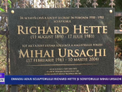Omagiu adus sculptorului Richard Hette si scriitorului Mihai Ursachi