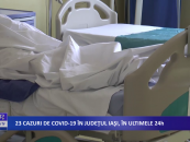 23 de cazuri noi de infectare în județul Iași, în ultimele 24H