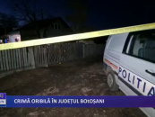 Crimă oribilă în județul Botoșani